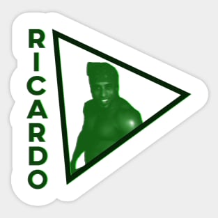 Ricardo Milos Aesthetic Green Sticker